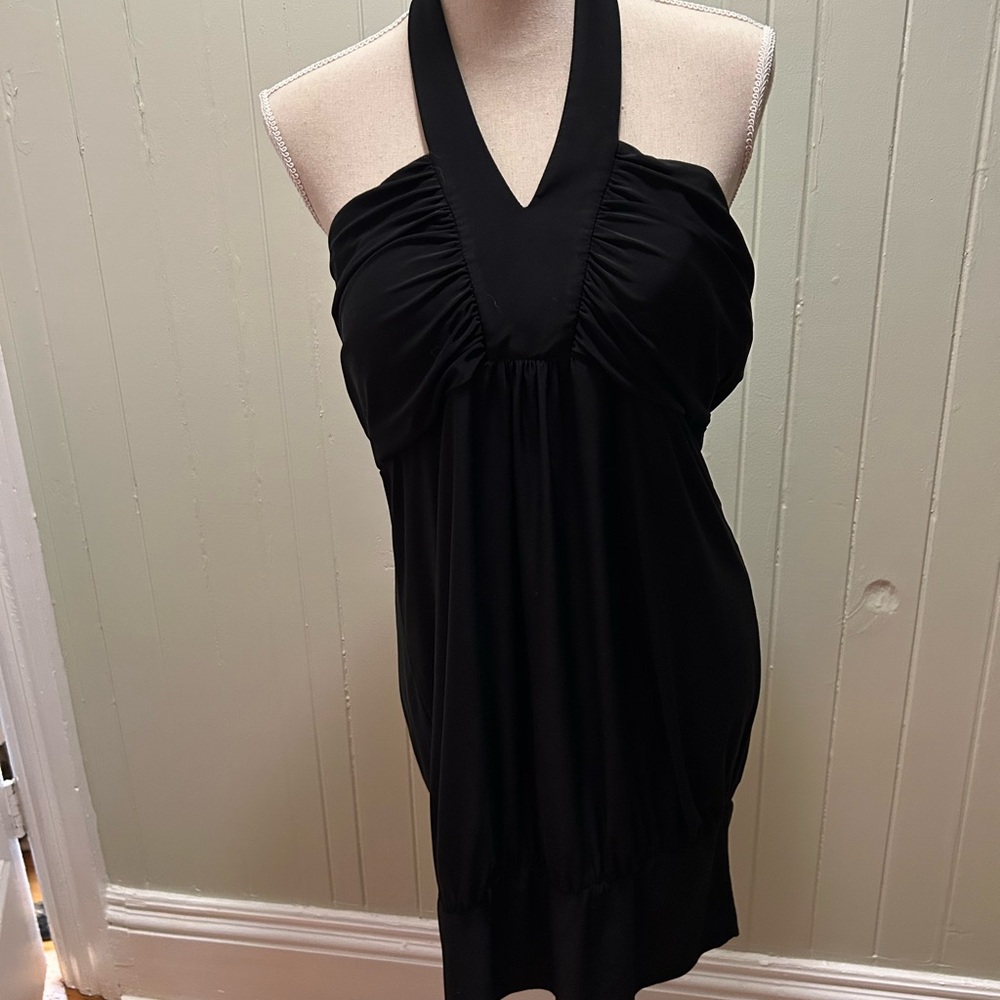 Le chateau Black Halter Dress